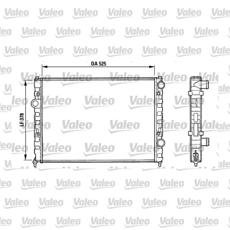 Su Radyatörü VALEO 731005 – Volkswagen Passat
