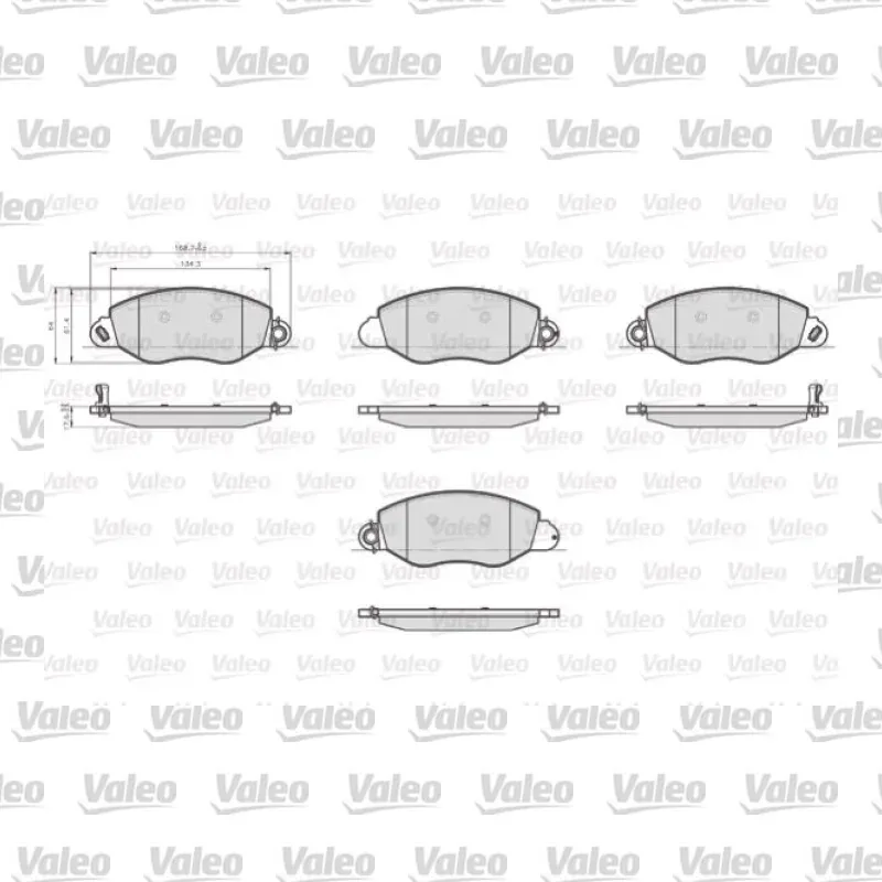Fren Disk Balata Ön VALEO 873577 – Ford Transit
