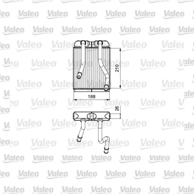 Kalorifer Radyatörü VALEO 811532 – Volkswagen / Audi