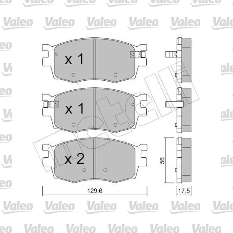 Fren Disk Balata Ön VALEO 672468 – Hyundai / Kia