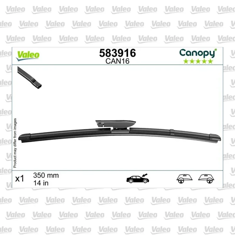 Silecek Süpürgesi Ön 350 mm - 14 inç VALEO 583916 – Renault Clio