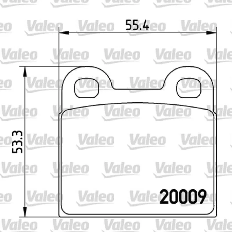 Fren Disk Balata Ön veya Arka VALEO 671187 – Volkswagen / Opel