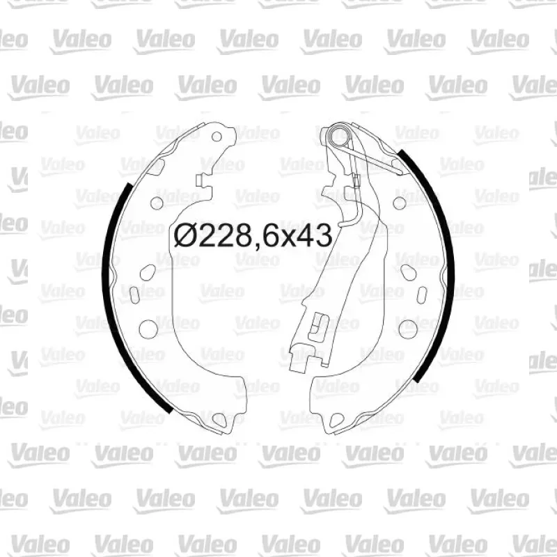 Fren Pabuçlu Balata Arka VALEO 564085