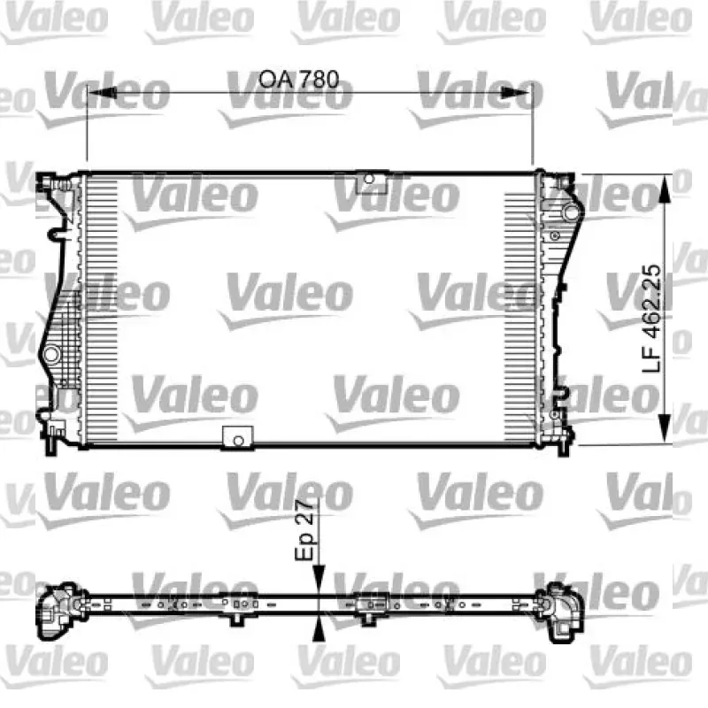 Su Radyatörü VALEO 735599 – Renault / Opel