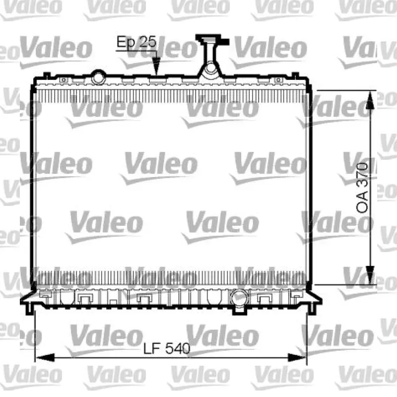 Kia Rio 1.5 CRDi Su Radyatörü – VALEO 735508
