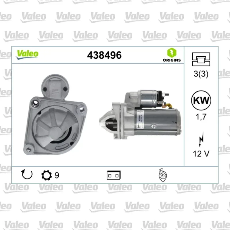 Fiat Ducato 2.3 MultiJet Marş Dinamosu – VALEO 438496