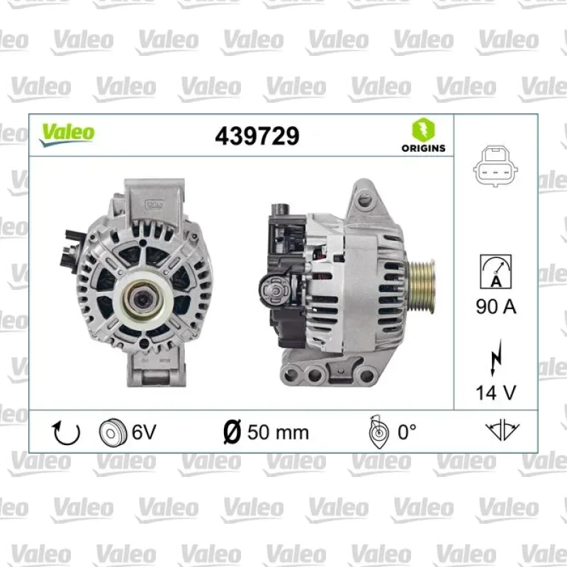 Ford Fiesta 1.3 Alternatör – VALEO 439729