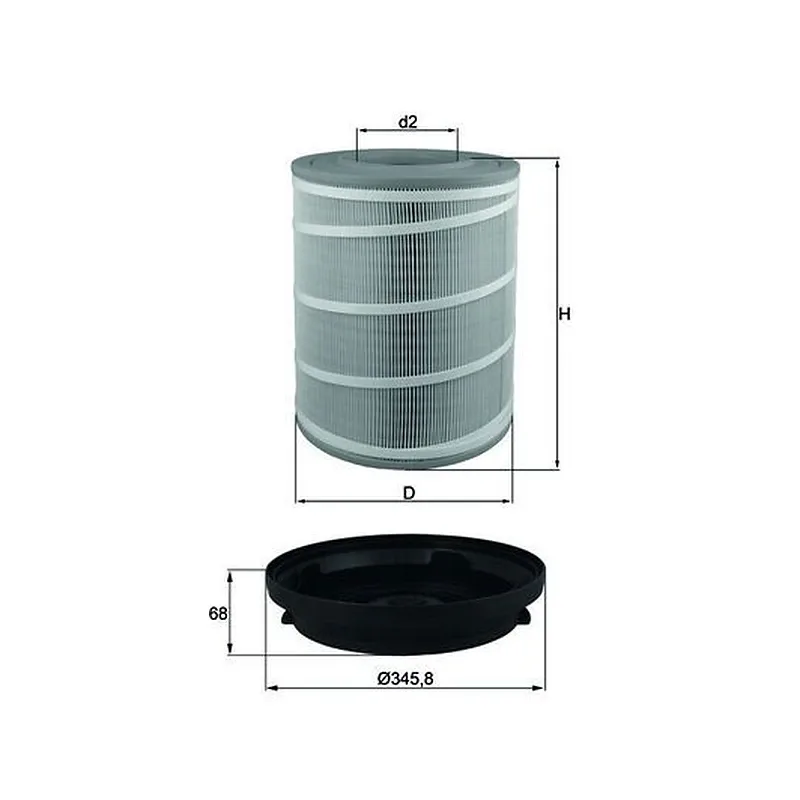 Hava Filtresi MAHLE LX 3480KIT – Mercedes-Benz ATEGO