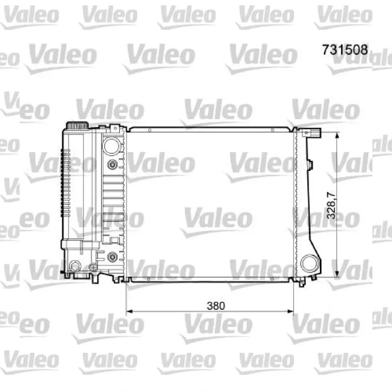 Su Radyatörü VALEO 731508 – BMW 318i / 316i
