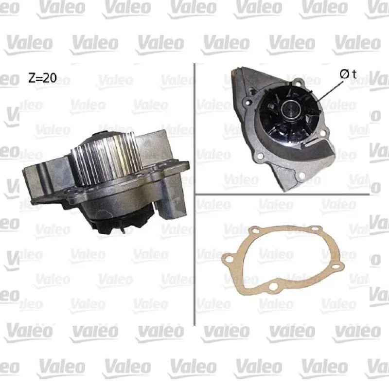 Devirdaim Su Pompası VALEO 506531 – Peugeot / Citroen