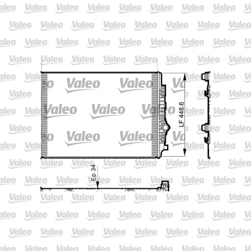 Su Radyatörü VALEO 735549