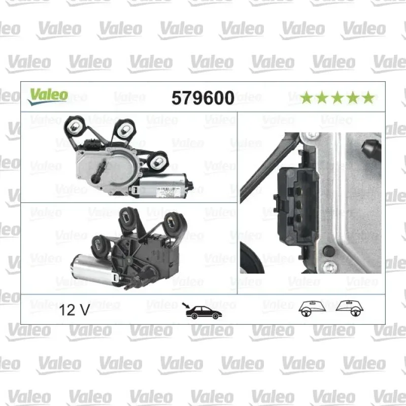 Silecek Mekanizma Motoru Arka VALEO 579600 – Mercedes-Benz C 200