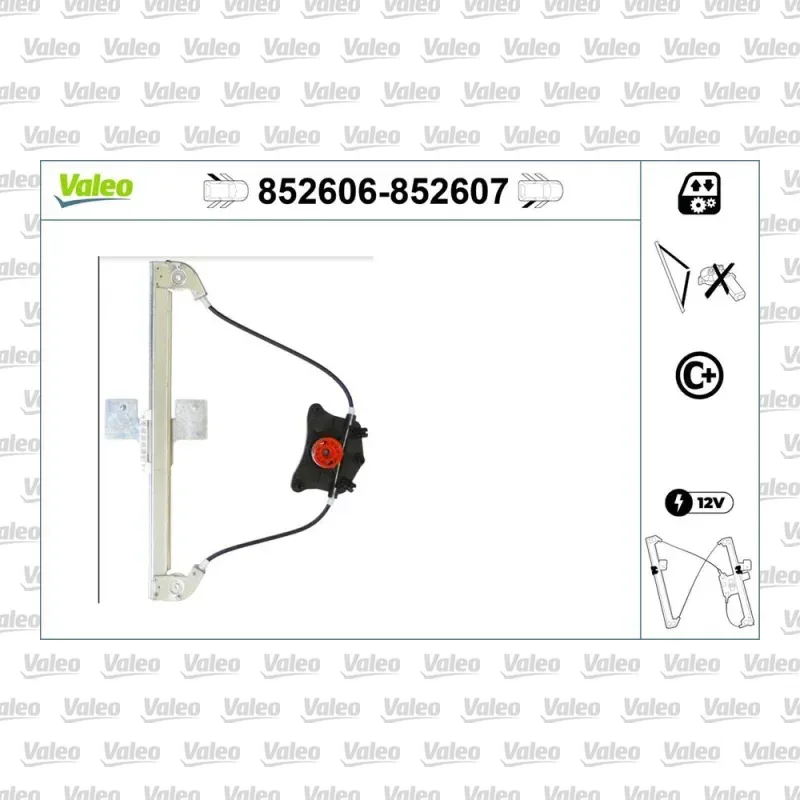 Cam Krikosu Arka Sol VALEO 852606 – Audi A3