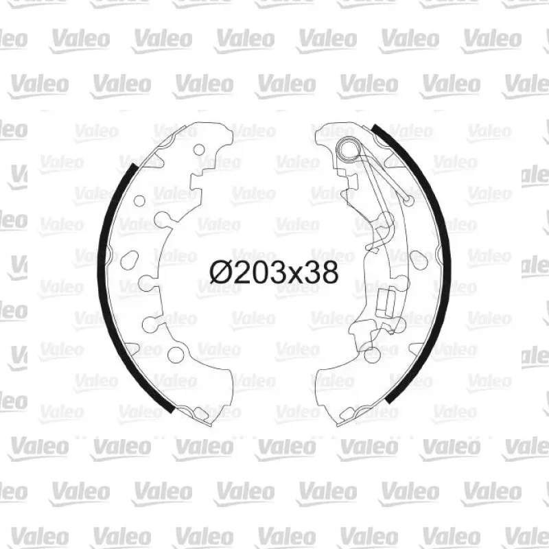 Fren Pabuçlu Balata Arka VALEO 564076