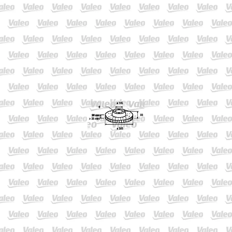 Fren Disk Ayna Arka Sağ ve Sol VALEO 187146 – Volkswagen / Mercedes-Benz