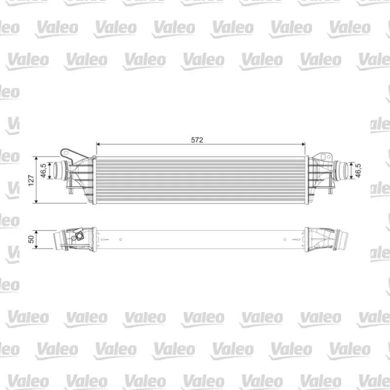 Turbo Radyatörü VALEO 818697 – Opel Corsa 1.0 / 1.3 CDTI