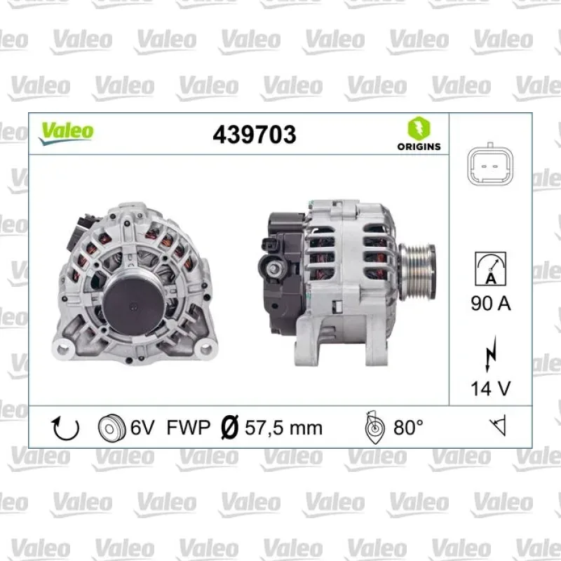 Alternatör VALEO 439703 – Peugeot / Citroen