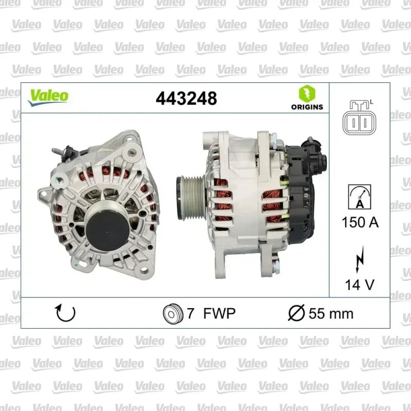 Hyundai ix55 3.0 CRDi V6 Alternatör – VALEO 443248