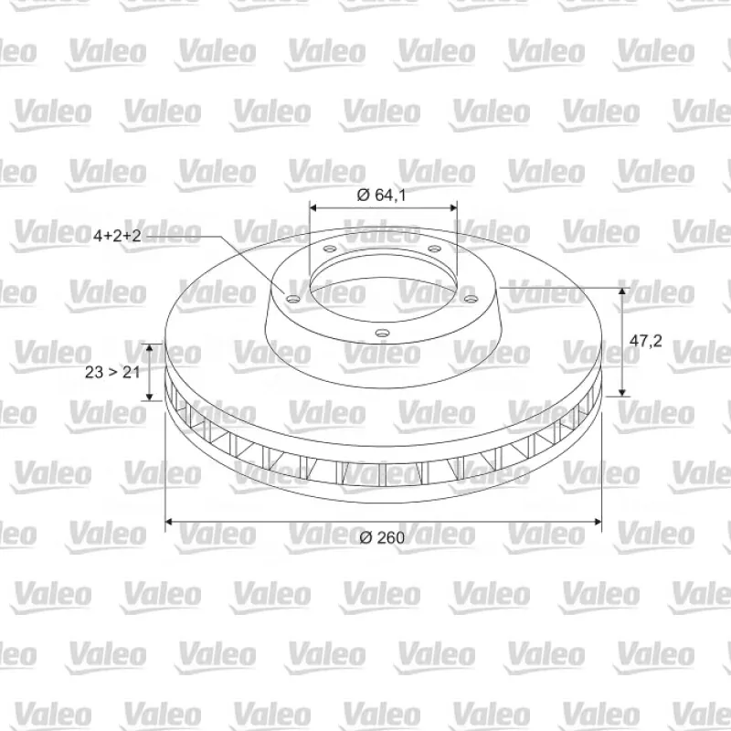 Honda Accord 1.6 Ön Fren Diski – VALEO 186699