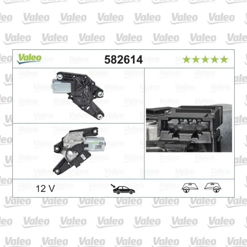 Mercedes-Benz E 220 2.1 BlueTEC CDI Silecek Mekanizma Motoru Arka – VALEO 582614