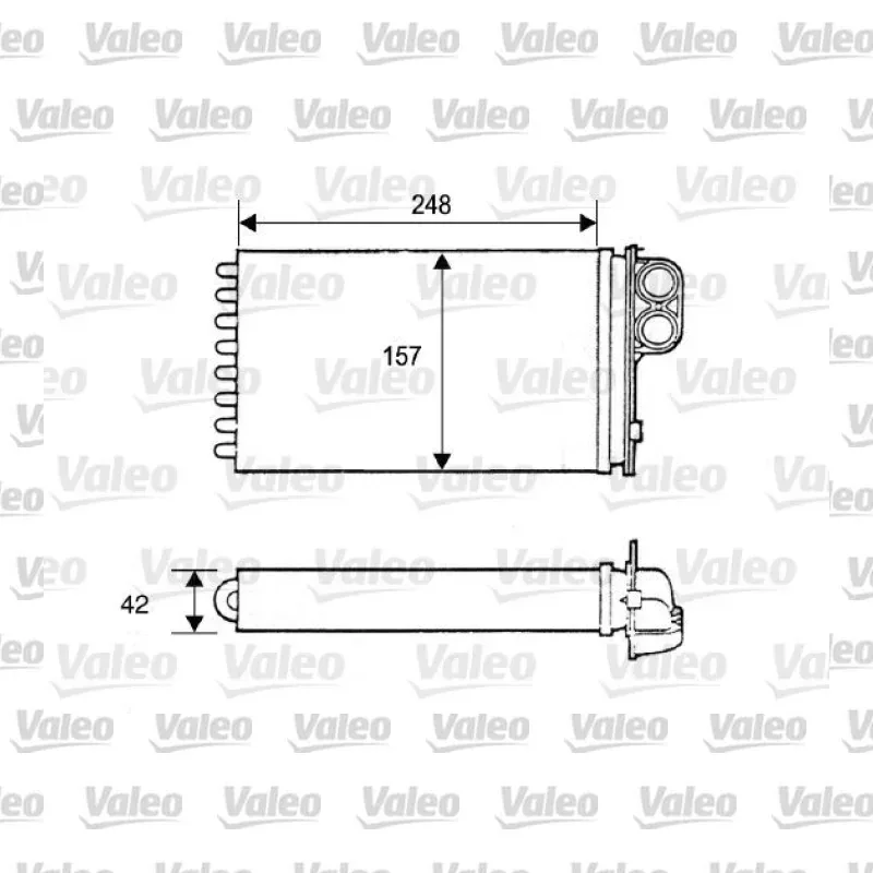 Kalorifer Radyatörü VALEO 812115 – Peugeot 406