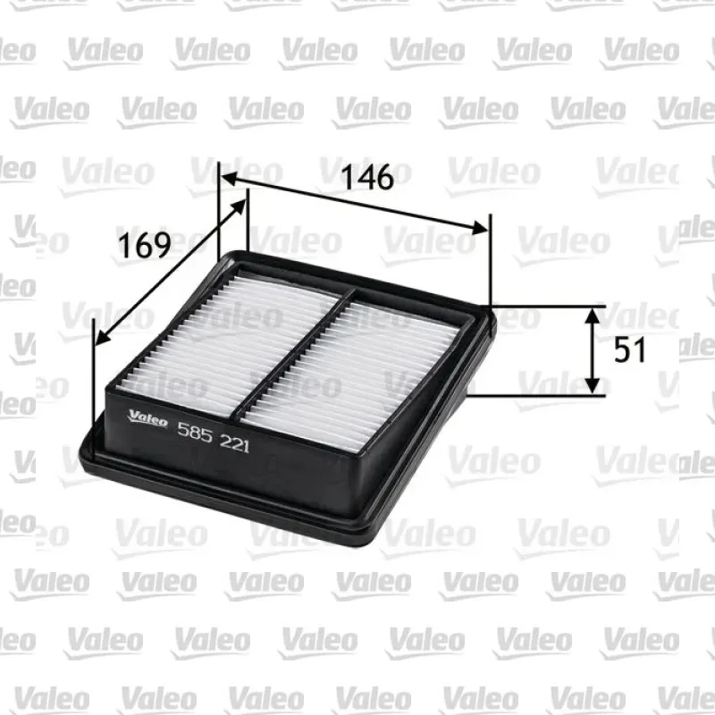 Hava Filtresi VALEO 585221 – Honda Jazz