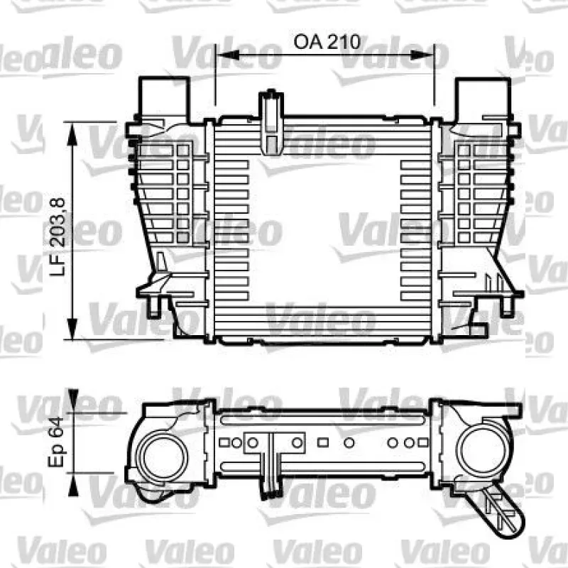 Turbo Radyatörü VALEO 817999 – Renault / Nissan