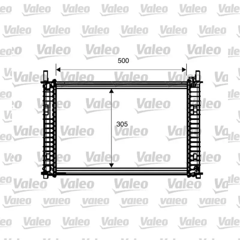 Su Radyatörü VALEO 734274 – Ford Fiesta 1.3 / 1.4 TDCi
