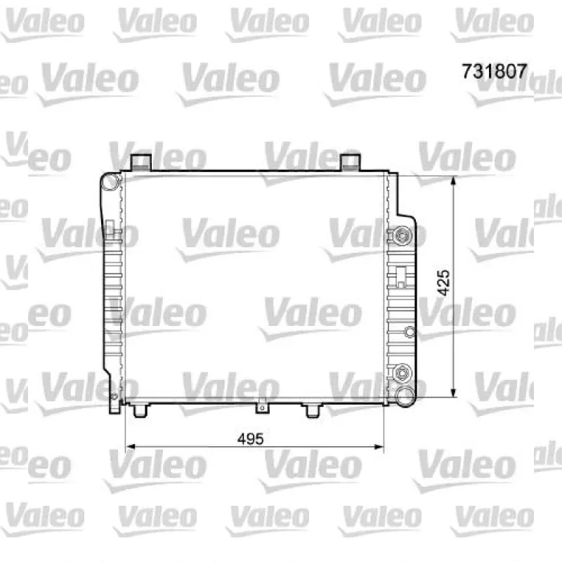 Su Radyatörü VALEO 731807 – Mercedes-Benz C 200