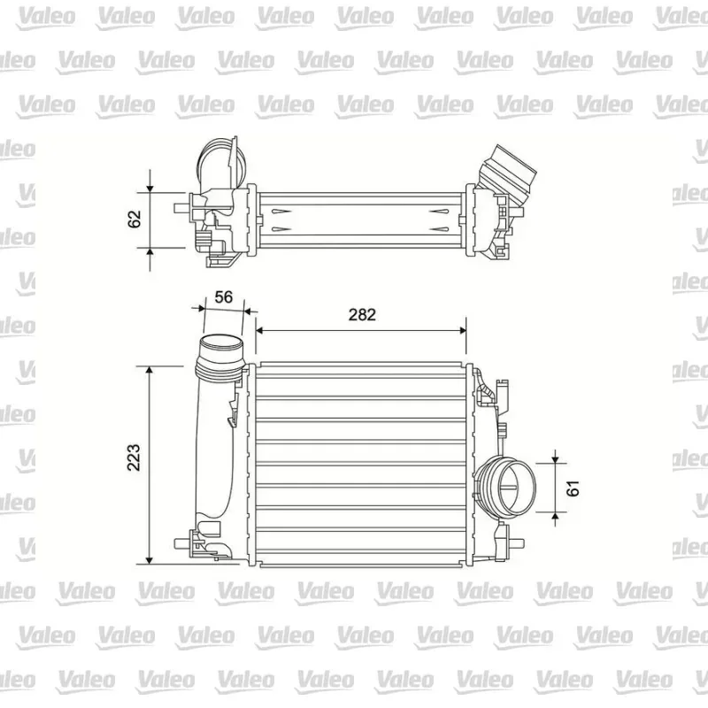 Turbo Radyatörü VALEO 822941 – Renault / Nissan