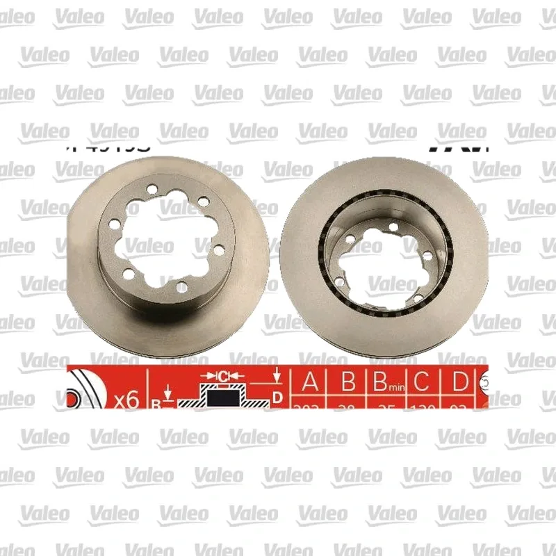 Fren Disk Ayna Arka Sağ ve Sol VALEO 497036 – Volkswagen / Mercedes-Benz