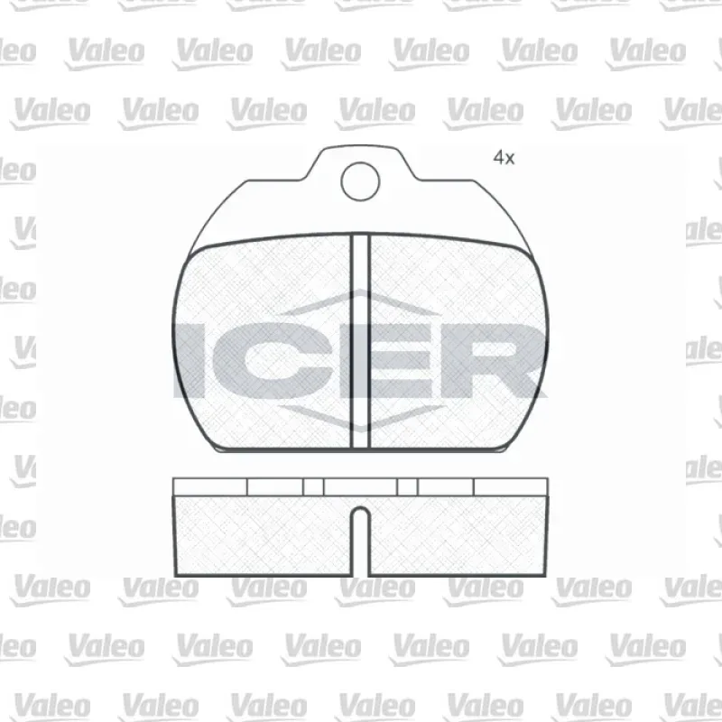Volkswagen Beetle 1.6 Ön Fren Balatası – VALEO 670973
