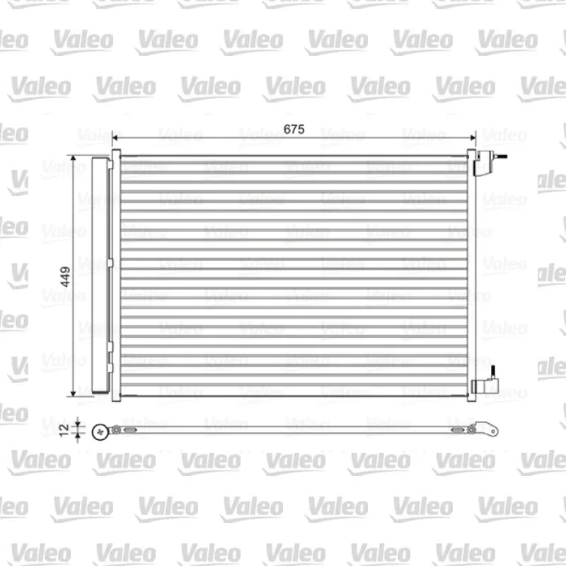 Klima Radyatörü VALEO 814468 – Mercedes-Benz C 200
