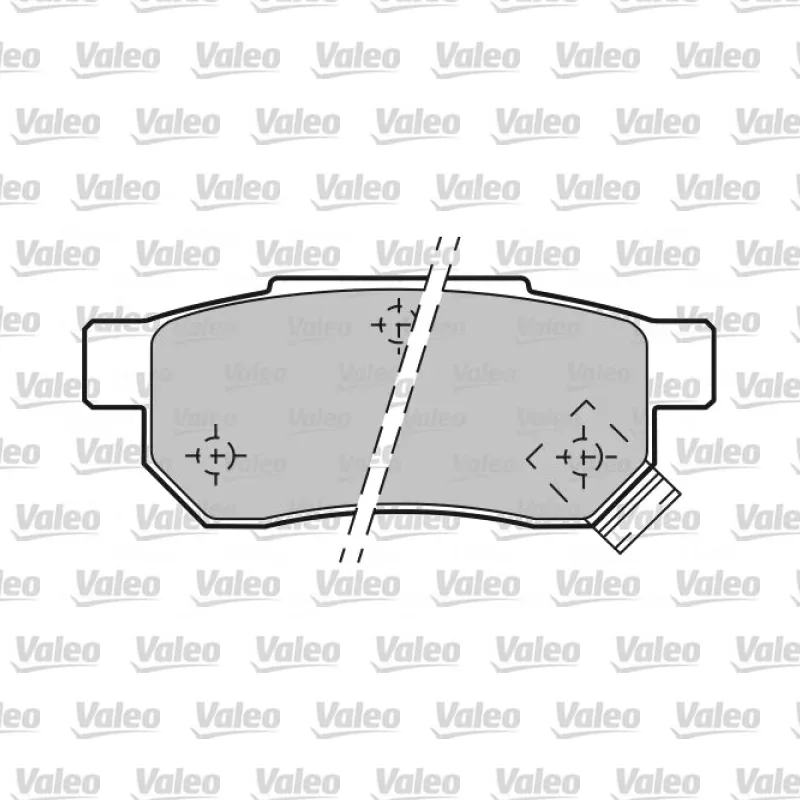 Fren Disk Balata Arka VALEO 598286 – Honda Civic