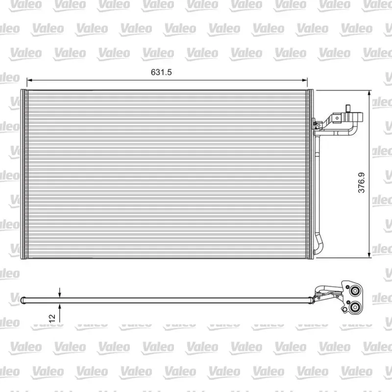 Klima Radyatörü VALEO 814325 – Volvo V50 2.4 / 2.5 T5