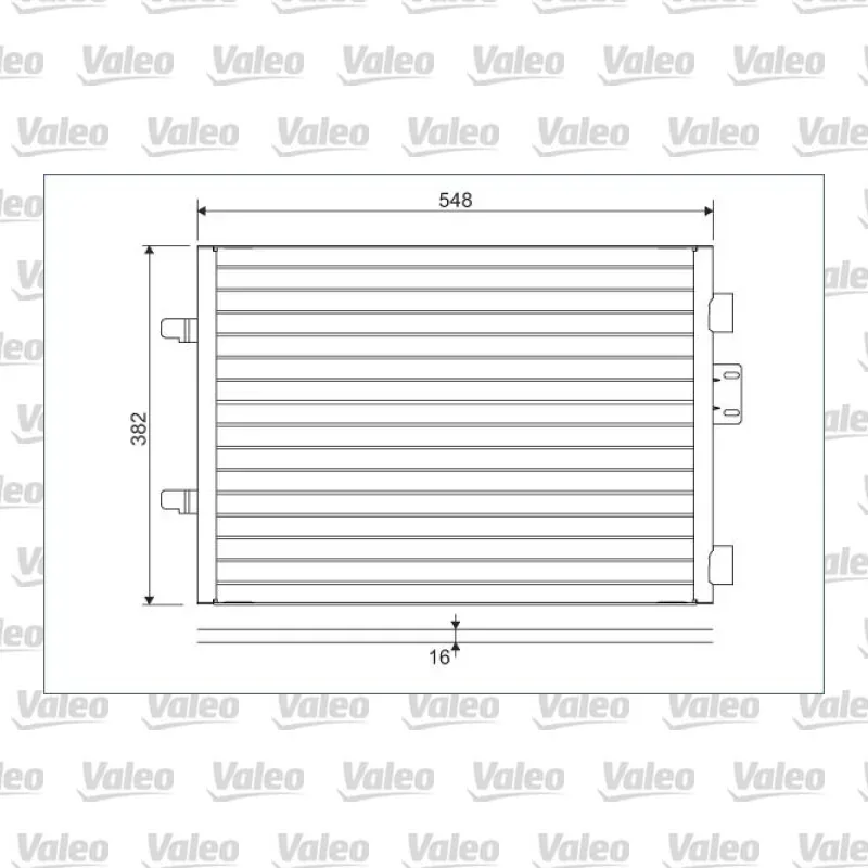 Klima Radyatörü VALEO 817602 – Renault Clio / Thalia