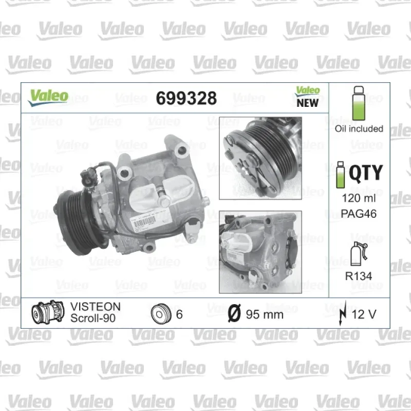 Klima Kompresörü VALEO 699328 – Ford Mondeo / Transit
