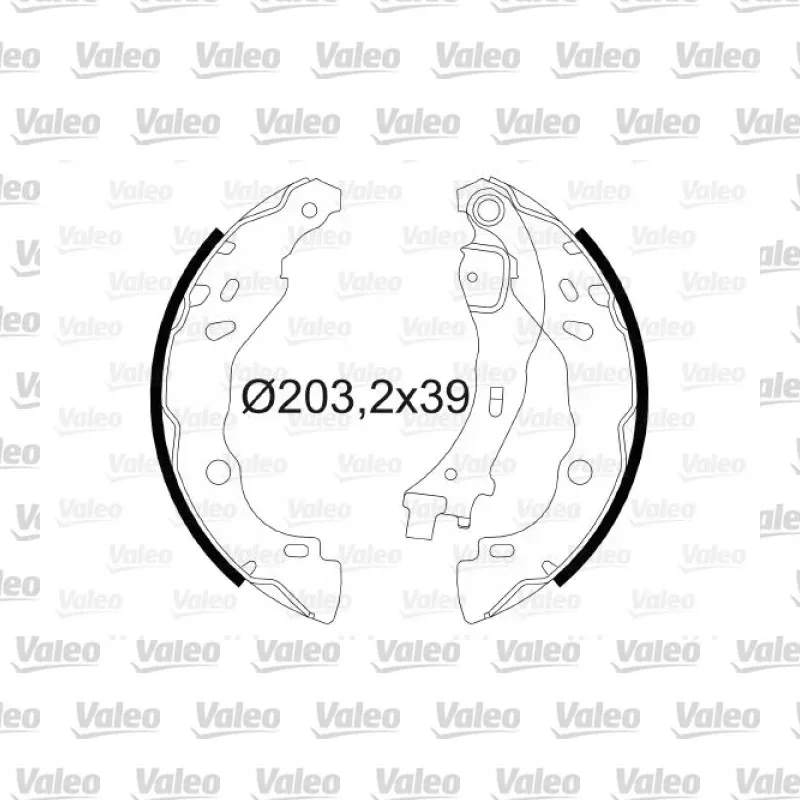 Fren Pabuçlu Balata Arka VALEO 564006 – Citroen C3 / C2