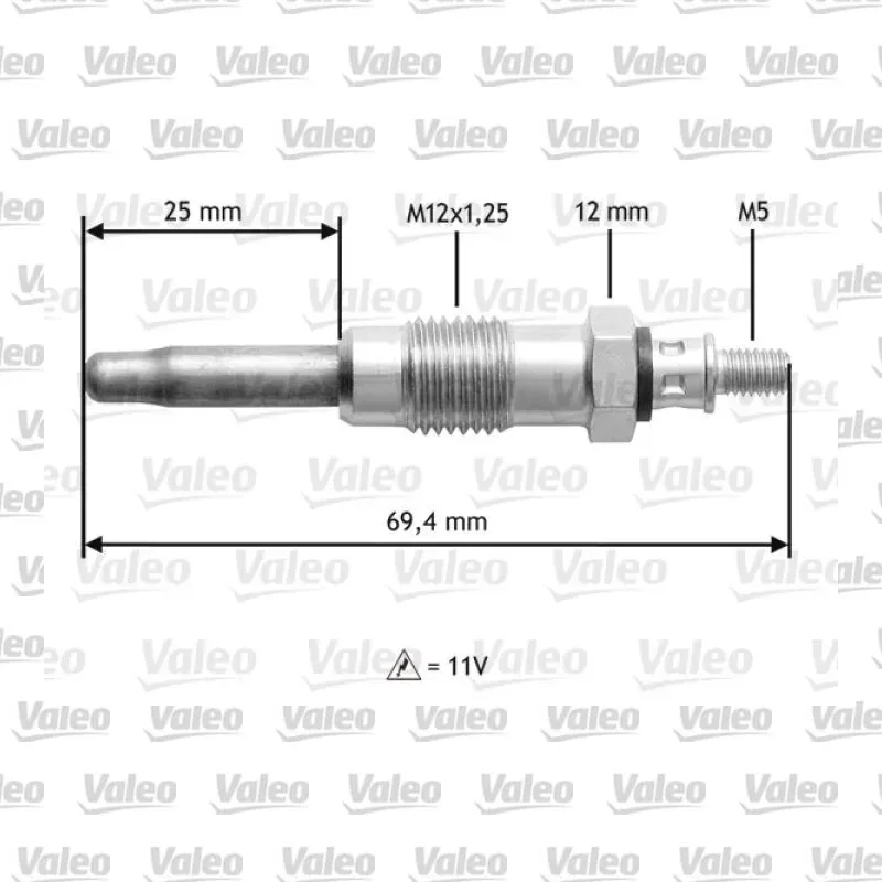 Isıtma Bujisi VALEO 345107 – Citroen / Opel