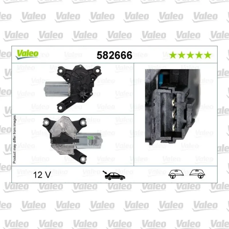 Silecek Mekanizma Motoru Arka VALEO 582666 – Opel Insignia