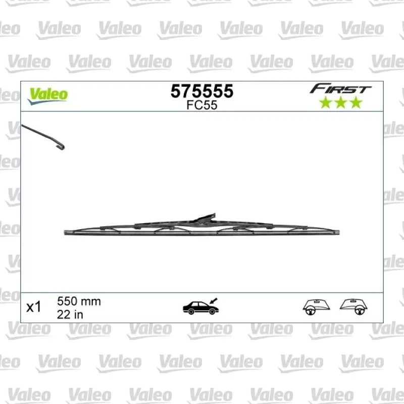 Silecek Süpürgesi Ön 550 mm - 22 inç VALEO 575555