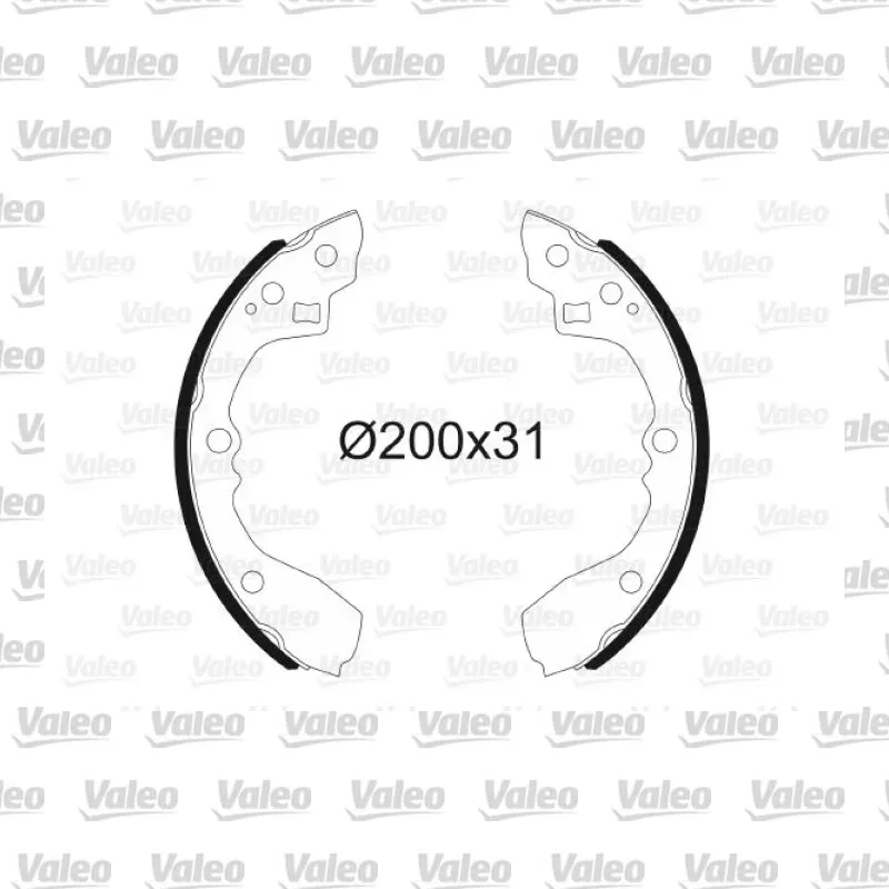 Fren Pabuçlu Balata Arka VALEO 564178 – Kia Rio