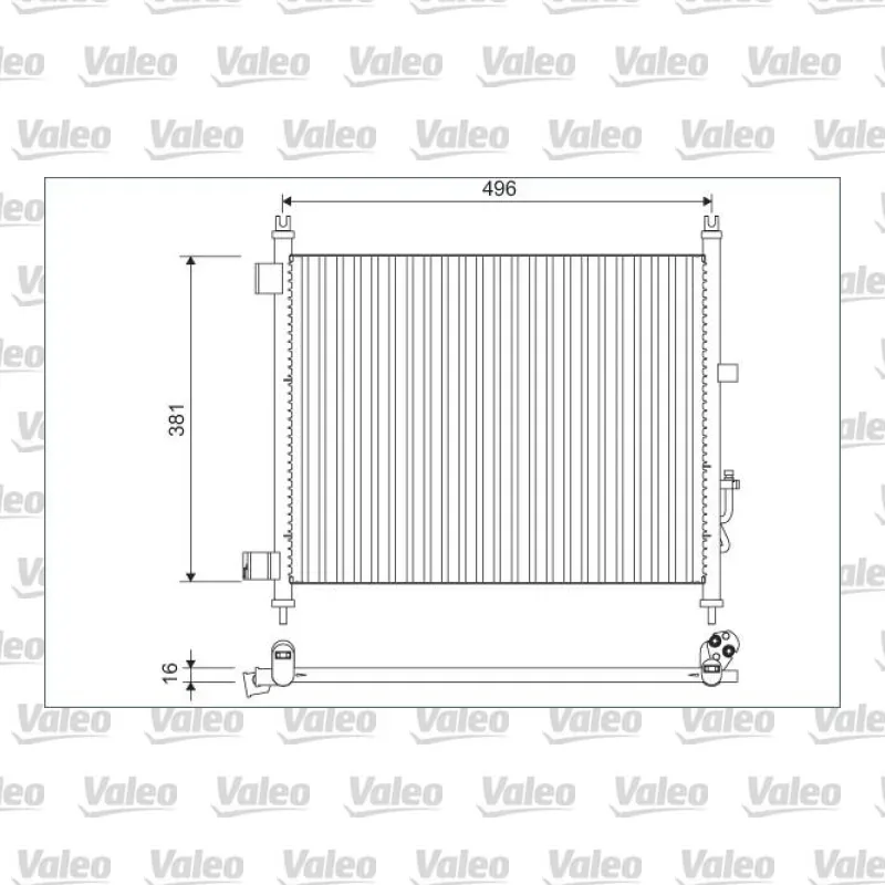 Nissan Micra 1.2 Klima Radyatörü – VALEO 822630