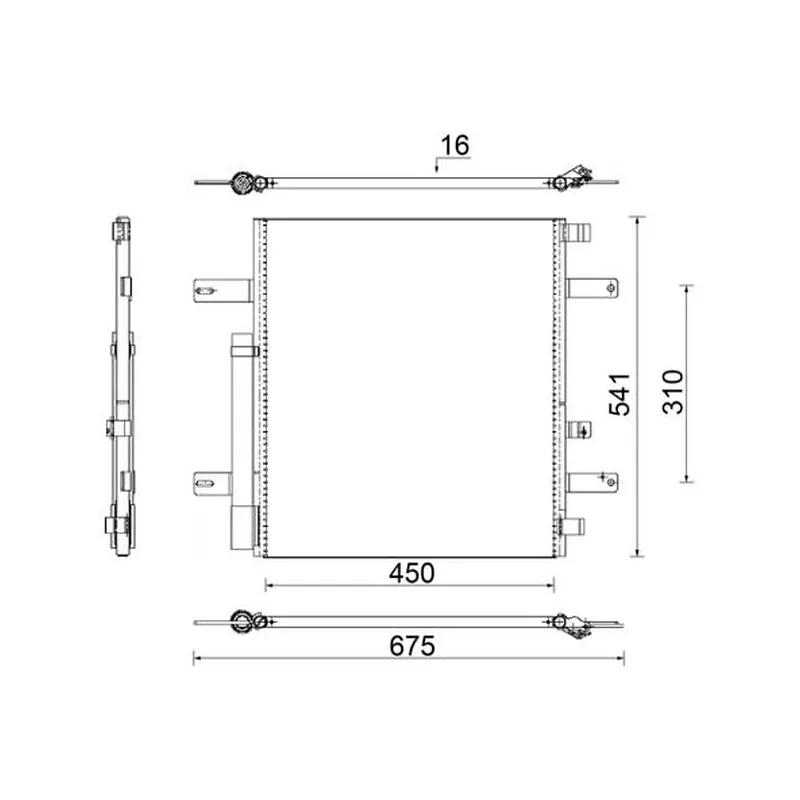 Klima Kondenseri MAHLE AC 853 000S – Mercedes-Benz ATEGO