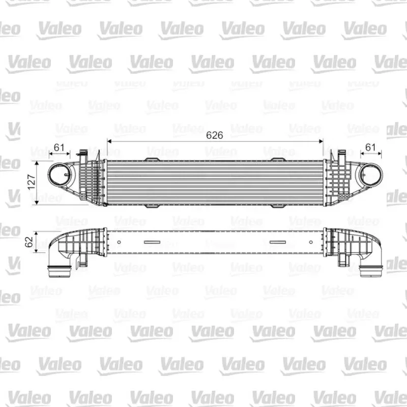 Turbo Radyatörü VALEO 818679 – Mercedes-Benz C 200