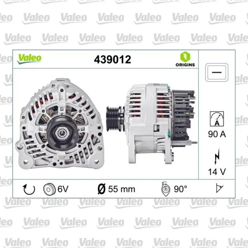Alternatör VALEO 439012 – Volkswagen / Audi