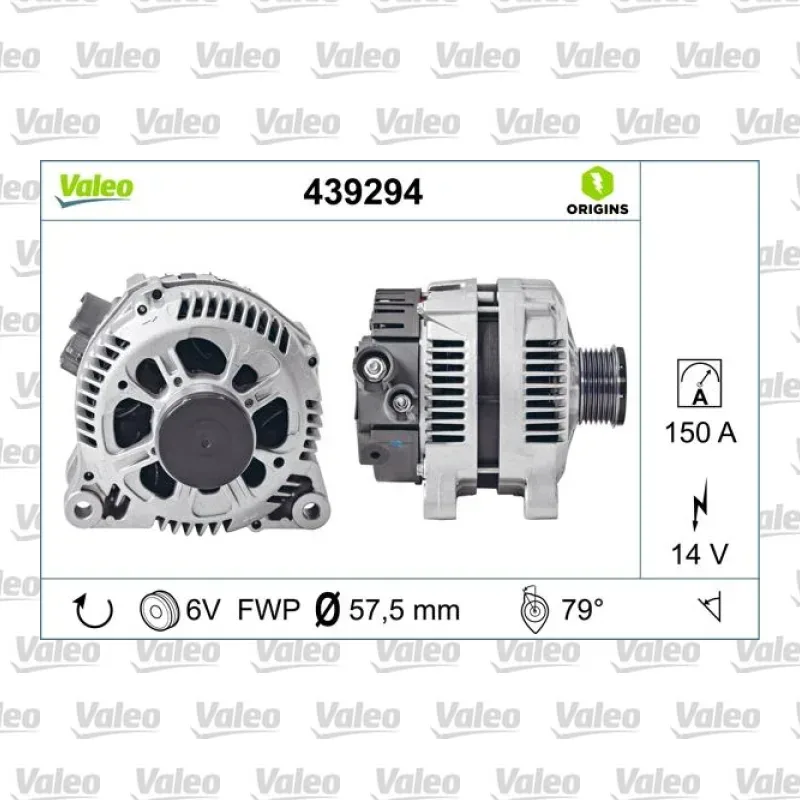 Alternatör VALEO 439294