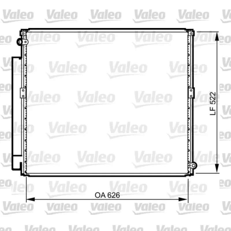 Klima Radyatörü VALEO 814203 – Toyota Land Cruiser