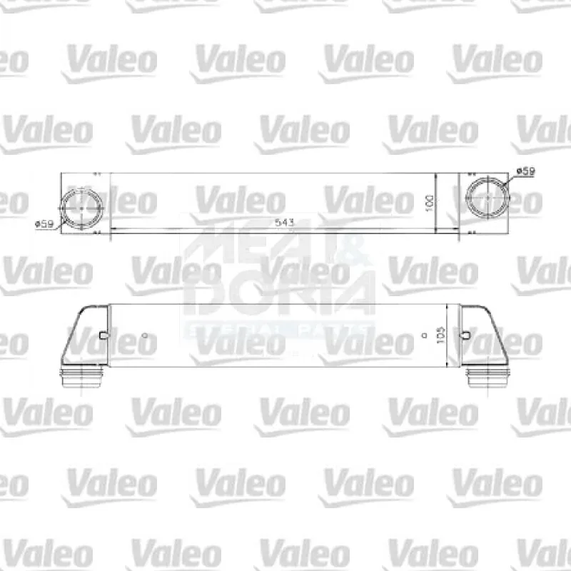 Turbo Radyatörü VALEO 818273 – BMW 525d