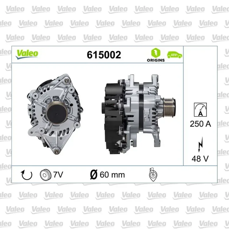 Alternatör VALEO 615002 – Hyundai / Kia